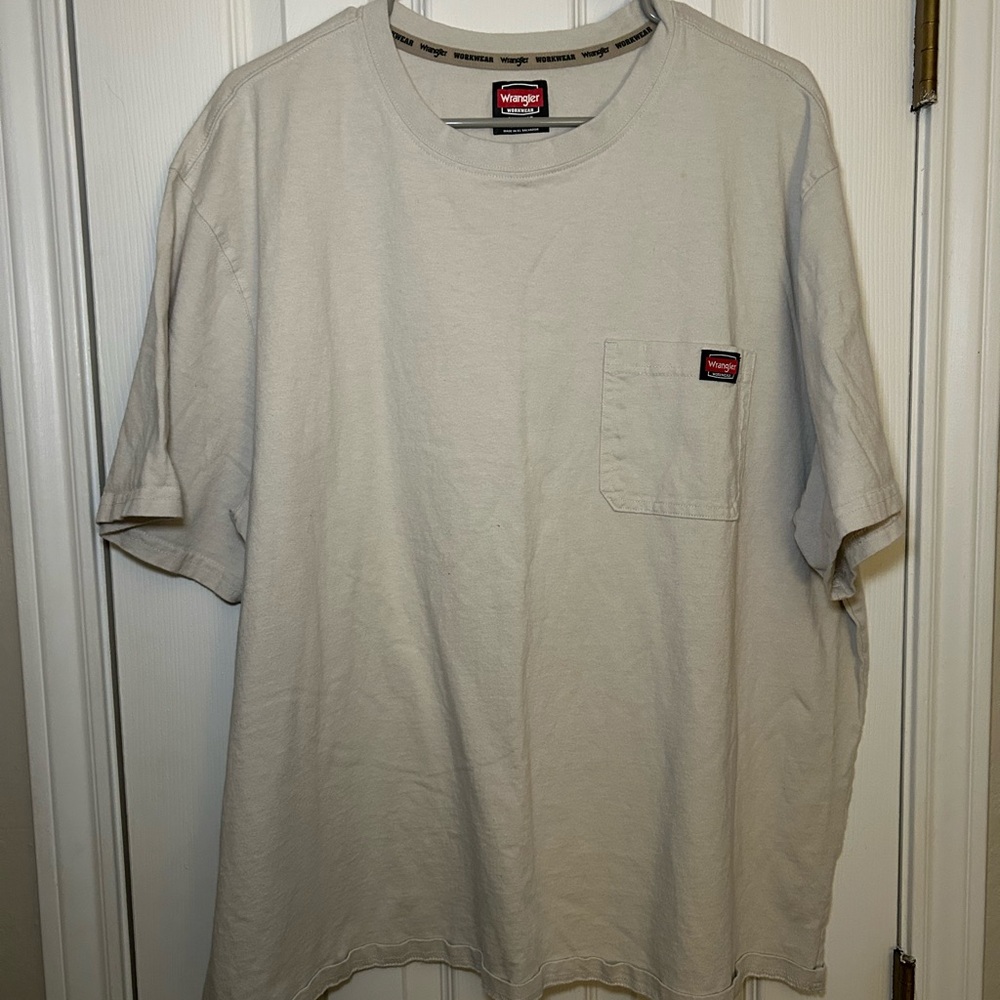 Wrangler Men's Beige Work T-Shirt